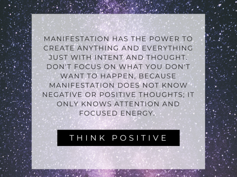 Manifestation and Thinking Positive